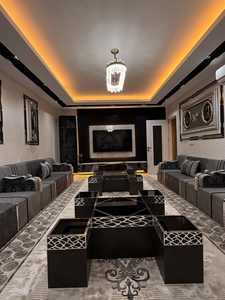 ที่นั่งพื้นแบบตะวันออก โซฟาสไตล์ชาติพันธุ์ โซฟาแบบอาหรับมาจลิส โซฟาสไตล์ออตโตมัน ชุดโซฟาแบบอาหรับ ชุดโซฟาแบบจัลซา ที่นั่งพื้นแบบตะวันออกสุดหรู - Product Image 3