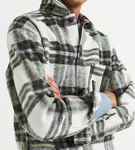 Camisas de Vestir de Punto Satinado con Estampado Animal para Hombre, Manga Larga, Cuello Redondo Informal, Secado Rápido, Transpirable, Estilo Lavado y Desgastado - Product Image 3