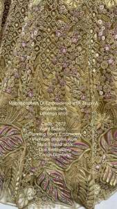 Ropa DE BODA étnica de alta calidad Red pesada con bordado Lehenga Choli Mujer Moda Fabricante de India - Product Image 2