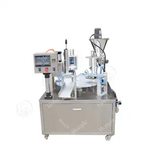 New Design Rotary Cup Filling Sealing Machine Communion Honey Coffee Cup Filling Sealing Machine