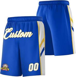 Pantalones cortos de verano clásicos de moda para hombre OEM, monos holgados de malla transpirable de secado rápido, informales de nailon y algodón con logotipos impresos - Product Image 1