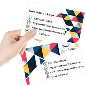 Tu marca, tarjetas de visita personalizadas con impresión a doble cara, tarjetas de visita que caben fácilmente en tu bolsillo - Product Image 2