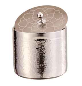 Tarro de cristal transparente con perilla dorada de diseñador, tarro de cristal decorativo de forma personalizada, tarro de cristal para almacenamiento de mesa de cena en casa - Product Image 4