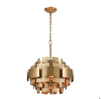 Nouvel éclairage de luxe pour la maison, décoration fantaisie, lustre d'intérieur à LED, Design moderne et élégant, suspension en métal, faible bruit
