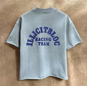 Camiseta de talla grande de peso pesado, ropa de calle, estampado gráfico Vintage de gran tamaño, estilo cuadrado, serigrafía comprimida, algodón de peso pesado - Product Image 4