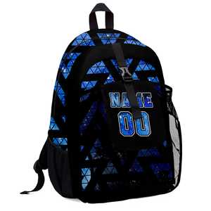 Sublimation Casual Soft Foldable Team <b>Backpack</b> Custom Printed Sports School Corduroy Bag for Teams OEM Wholesale SSB-0174 - Product Image 4