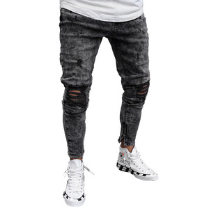 Jeans de Mezclilla Ecológicos para Hombre, Corte de Campana, Cintura Alta, Lavado Snow Wash, Precio Bajo, Alta Calidad / Nueva Llegada, Modernos y Elegantes - Product Image 4