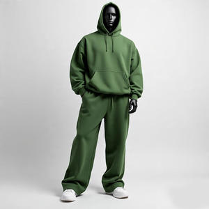 Conjunto Deportivo Personalizado para Hombre, Sudadera con Capucha y Pantalones Deportivos con Logotipo Personalizado, Conjunto de Dos Piezas de Felpa para Primavera y Otoño - Product Image 4