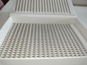 XXL Bandejas Tallo corto Prefabricado Resplandor en la oscuridad Abanicos 2D a 20D Volumen Pestañas Hecho en Vietnam - Product Image 2