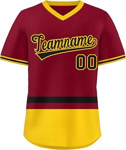 เสื้อเบสบอลผ้าระบายอากาศโพลีเอสเตอร์เสื้อเจอร์ซีย์ฝึกซ้อมใส่สบายไซส์ใหญ่พิเศษ - Product Image 3