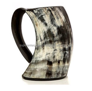 Colored Antique Drinking Design Cow Horn <b>Mug</b> for Beer Drinking Indoor Decor Unique Material Design Drinking <b>Mug</b> - Product Image 3