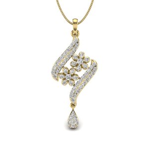 Ishi Diamonds Espectacular 18K Gold Lab-Grown Diamond Pendant Chic & Dazzling Charm - Product Image 1