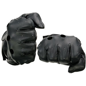 Gants longs en cuir de style nouveau pour hommes Gants au design uni Gants en cuir véritable personnalisés OEM à vendre - Product Image 6