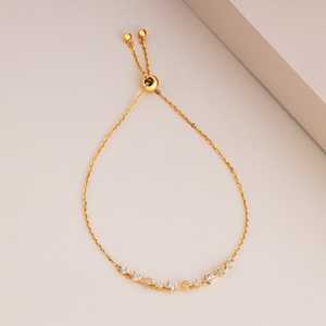 92.5 Silver Tennis <b>Bracelet</b> Rhodium Plating Charm <b>Bracelets</b> Bangles Key Shape Pattern Featuring Diamond Pearl Religious for Gift - Product Image 1