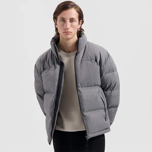 Meilleure vente Veste matelassée respirante pour homme pour l'hiver, confortable à l'extérieur avec logo personnalisé sur le devant, étiquette privée, bas prix - Product Image 1