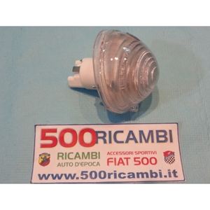 Kit Completo de Luces Intermitentes Delanteras para Fiat 500 EPOCA, Incluye Portalámparas en Blanco/Blanco Delantero - Product Image 1