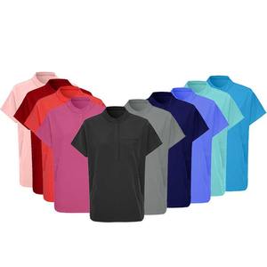 Uniforme de tela elástica de enfermera de servicio OEM, traje de manga corta, uniformes médicos para mujer, alta calidad a la venta - Product Image 3