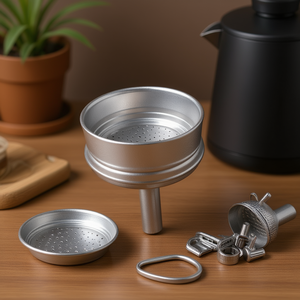 Embudo de Aluminio para Cafetera MOKA EXPRESS de 12 Tazas, Modelo 0800137 - Repuestos para Cafetera - Product Image 3