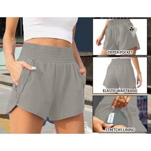 Shorts Bermuda de Verano para Mujer, Casuales, de Cintura Media, Transpirables, de Secado Rápido, Deportivos, 100% Algodón, Ropa para Correr y Playa - Product Image 3