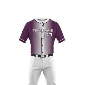 Uniforme de béisbol personalizado por sublimación OEM, camiseta de béisbol personalizada, camiseta de baloncesto, uniforme de baloncesto de alta calidad a la venta - Product Image 4