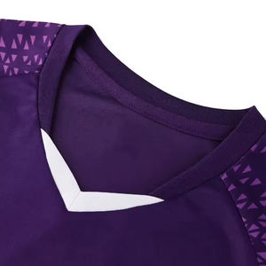 ชุดกีฬาผู้ชายชุดฟุตบอลโพลีเอสเตอร์ 100% / ราคาขายส่งเสื้อครึ่งแขนชุดฟุตบอลชายชุดฟุตบอลสําหรับขาย - Product Image 5