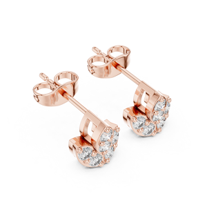 Gorgeous S925 <b>Silver</b> Moissanite Earrings Elegant Daily Wear and Jewelry Gift for Her - Product Image 2