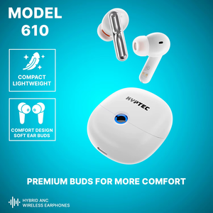 Audífonos Inalámbricos Kyptec 610 Híbridos con Cancelación Activa de Ruido, Audio Nítido y Larga Duración de Batería - Product Image 6