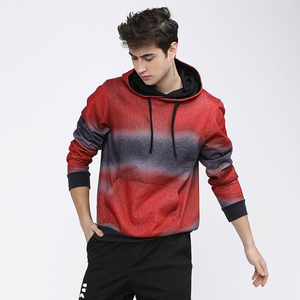 Style de rue quantité en vrac coton/polyester hommes sweats à capuche personnalisés bas quantité minimale de commande meilleure qualité à capuche automne plaine teint à vendre - Product Image 4