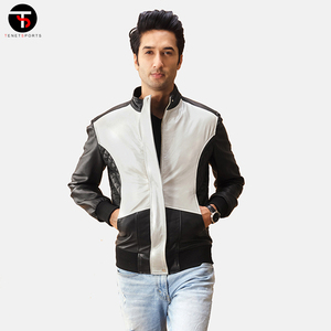 Fabricant de vestes en cuir OEM personnalisé, vêtements d'extérieur en faux cuir véritable, fourniture d'usine en gros à bas quantité minimale de commande - Product Image 4