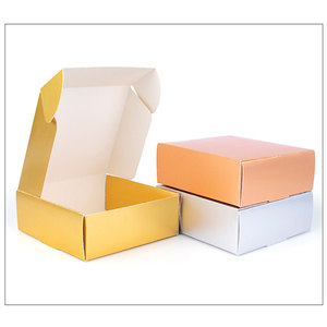 Joya caja de papel de embalaje cajas de joyería con bolsa de papel logotipo personalizado cartón marrón reciclado papel Kraft calcetín embalaje - Product Image 1