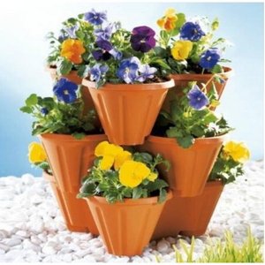 Jardinière empilable pour jardin - Product Image 2