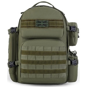 Mochila Verde Molle con Sistema de Expansión Externa, Panel Trasero Acolchado, Correas Ajustables, Venture Pack 45L - Camuflaje Oliva Personalizado - Product Image 1