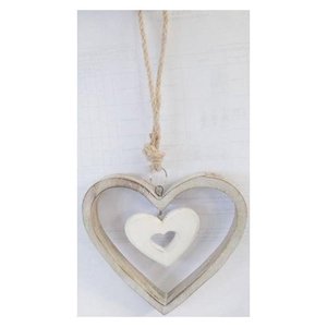 Pendentif mural en forme de cœur assorti Amicasa (1 pièce) avec un design complexe pour la décoration de la maison - Product Image 1