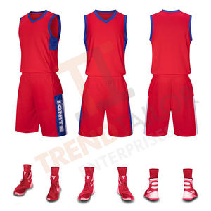 Custom <b>Kids</b> <b>Basketball</b> Uniform Wholesale Sublimated Full Jersey Kit Sublimated Uniforms - Product Image 1