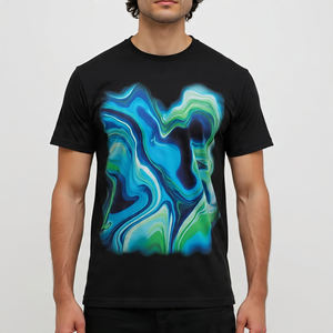 Camiseta de manga corta con estampado personalizado para hombre, ropa para correr, camiseta de sublimación, camiseta de manga corta con cuello redondo para hombre - Product Image 6