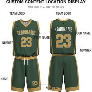 Uniforme de basket-ball pour vêtements de sport nouveau design tailles pour adultes vente en gros logo personnalisé/uniforme de basket-ball respirant en couleur - Product Image 4