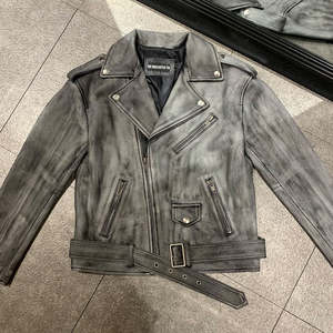 New Arrival Unisex PU Leather Motorcycle Jacket OEM Wholesale Oversized Autumn Breathable Waterproof Front Logo - Product Image 4