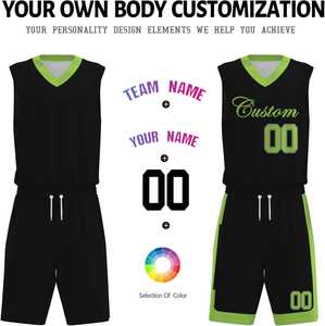 Uniforme de basket-ball pour hommes, style professionnel, maillot et short, vêtements de sport légers, respirants, vêtements d'entraînement, équipement d'équipe personnalisé - Product Image 2