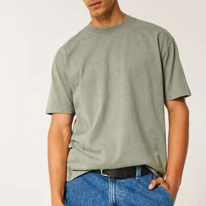 เสื้อยืดย้อมลายนูนไหล่ตกสำหรับผู้ชายผ้าฝ้าย100% บ็อกซี่ฮิปฮอปผ่อนคลายแบบลำลอง3D - Product Image 5