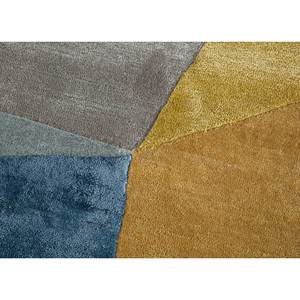 Beige & <b>Brown</b> Abstract Pattern Hand Tufted <b>Wool</b> & Viscose Large Area Rug for Bedroom & Hallway-TNQ-1126 - Product Image 3