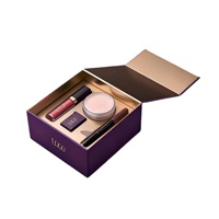 Boîte en papier magnétique pliable de luxe de qualité supérieure avec impression personnalisée mate pour les soins de la peau, les produits capillaires, les flacons de lotion, les rouges à lèvres, les perruques