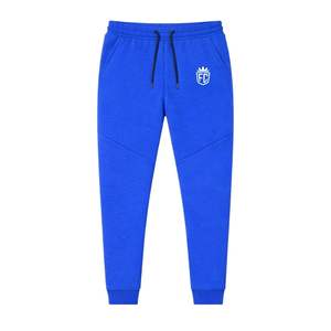 Mens Tech <b>Fleece</b> Windrunner Full-Zip Hooded Jacket and Joggers Tracksuit Sweatsuit <b>Royal</b> <b>Blue</b> Athletic Training Activewear Set - Product Image 5