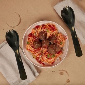 Cubiertos de cuerno de búfalo Nuevo diseño tradicional Cuchara de cuerno Cubiertos para restaurante Natural 100% Cuchara de cuerno real que sirve por f s i - Product Image 2