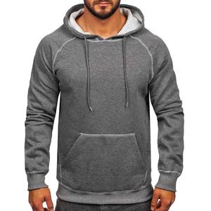 400G couture thermique en gros coton polaire pull à capuche poches kangourou - Product Image 3