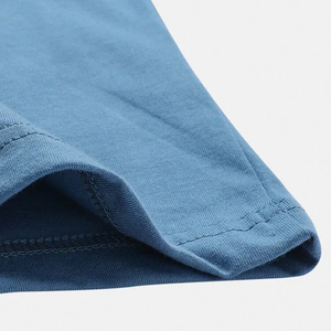 Usine en gros surdimensionné 100% coton hommes col rond t-shirts étiquette de lavage personnalisée et logo à manches courtes t-shirts surdimensionnés - Product Image 5