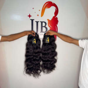 Cabello natural con cutícula alineada del templo indio Virgen sin procesar, vendedores de cabello humano ondulado crudo camboyano, paquetes de cabello brasileño - Product Image 1