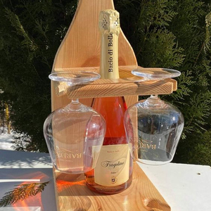 Colección de Calidad, Diseño Moderno, Soporte para Copas de Vino de Madera de Pino Sólido, Decoración para el Hogar, Capacidad para Menos de 10 Botellas, Precio Directo de Fábrica - Product Image 1