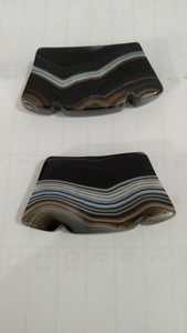 <span class=keywords><strong>Pietre</strong></span> di agata fasciata naturale in dimensioni su misura ideali per designer di gioielli nativi e negozi di perline per la rivendita - Product Image 6