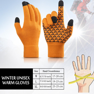 Gants d'hiver chauds et durables pour hommes Running Comfort Grip Respirant Surface Construit à partir de polyester résistant à l'eau de qualité supérieure - Product Image 5