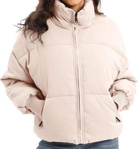 Último estilo 2025, chaquetas acolchadas para mujer, chaquetas acolchadas impermeables para mujer, chaquetas acolchadas personalizadas para mujer, chaquetas acolchadas con cuello levantado de secado rápido - Product Image 1